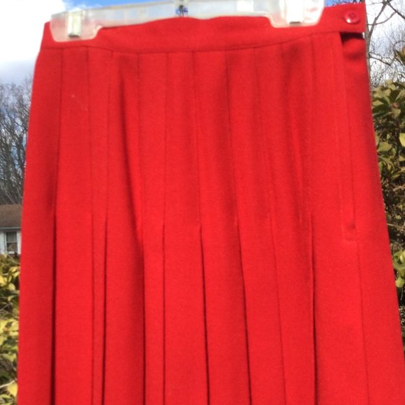 Jones New York 100% Wool Pleated-Skirt-Jacket 2pc Set - Picture 4 of 4